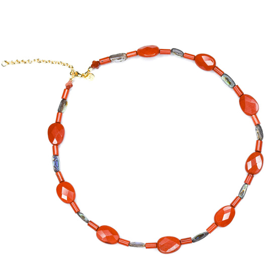 DELIMENE_REDJASPER_ABALONENECKLACE-by Ayiti Cherie
