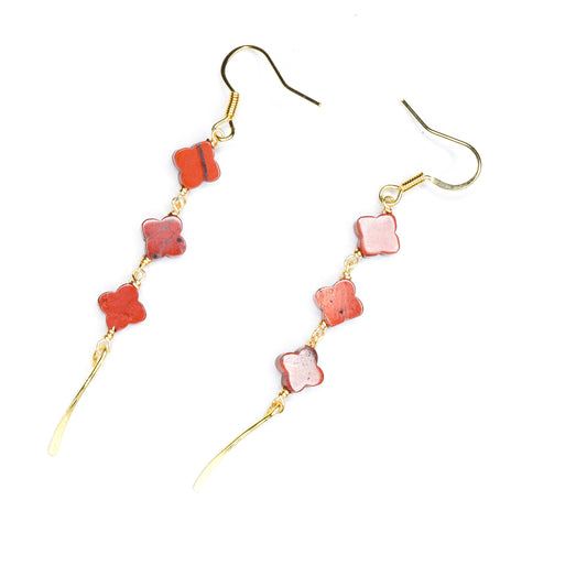 DIEUNITAREDJASPEREARRINGS by Ayiti Cherie