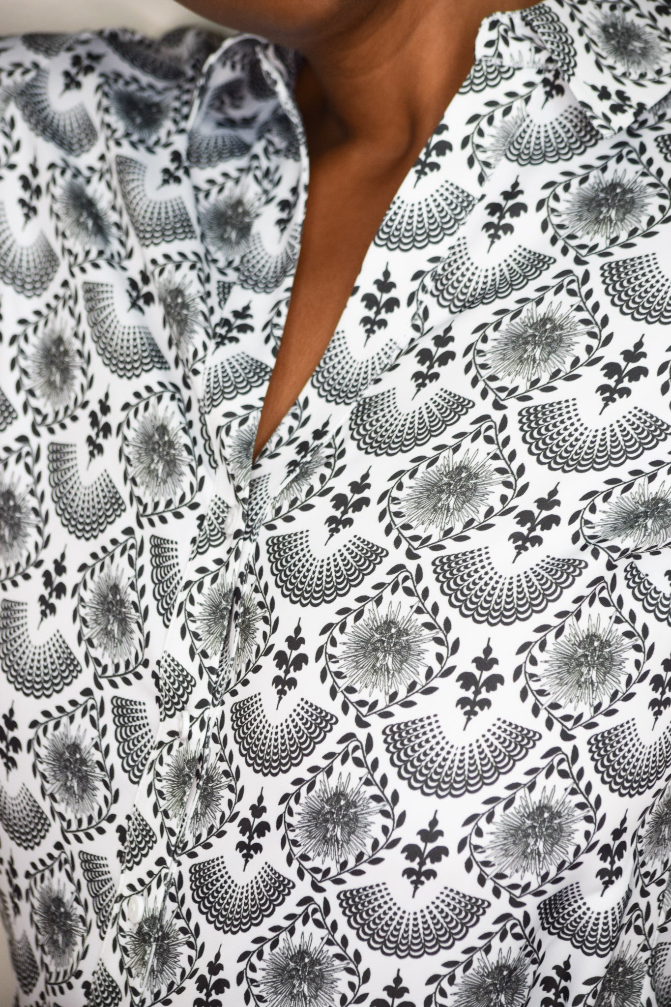 Frances Blouse in Bright White