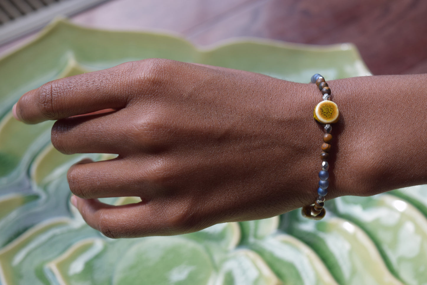 Chartreuse Trinity Bracelet