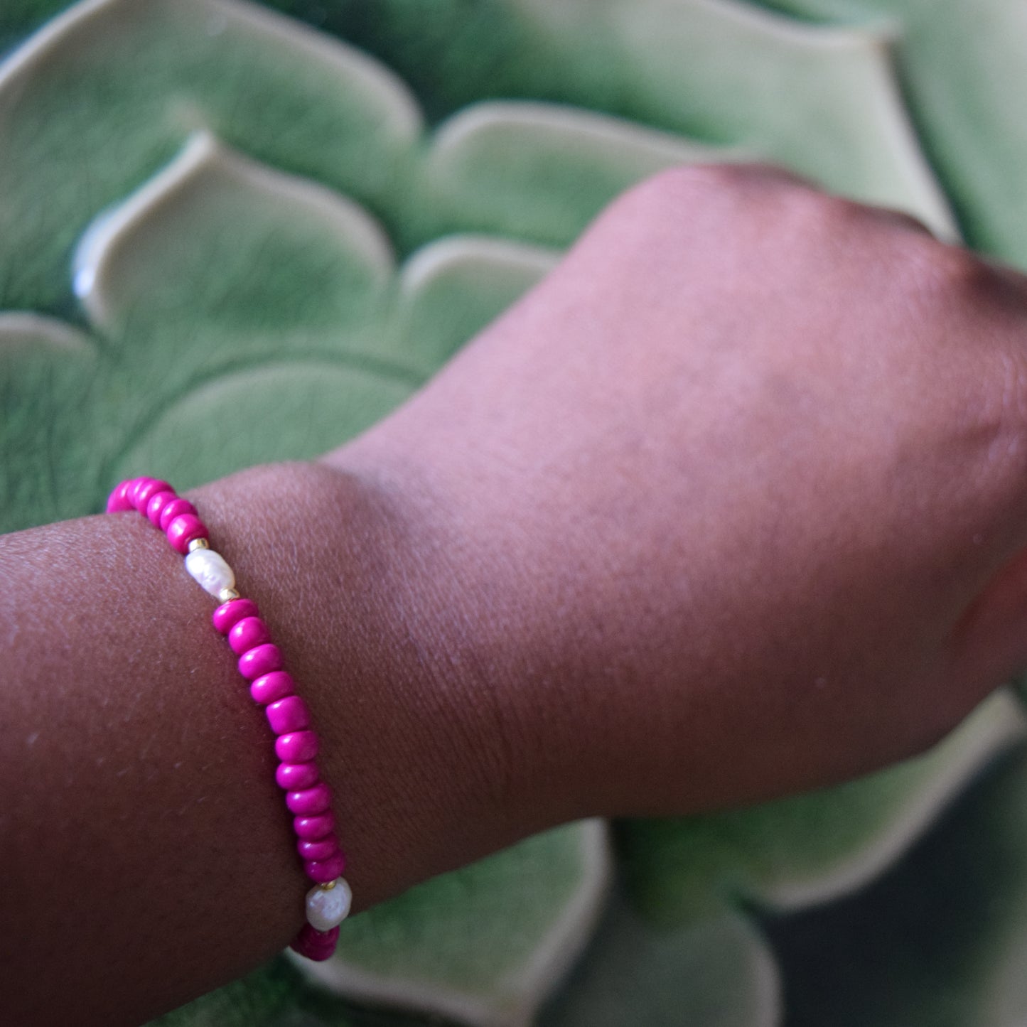 Sylvie Bracelet (Fucshia)