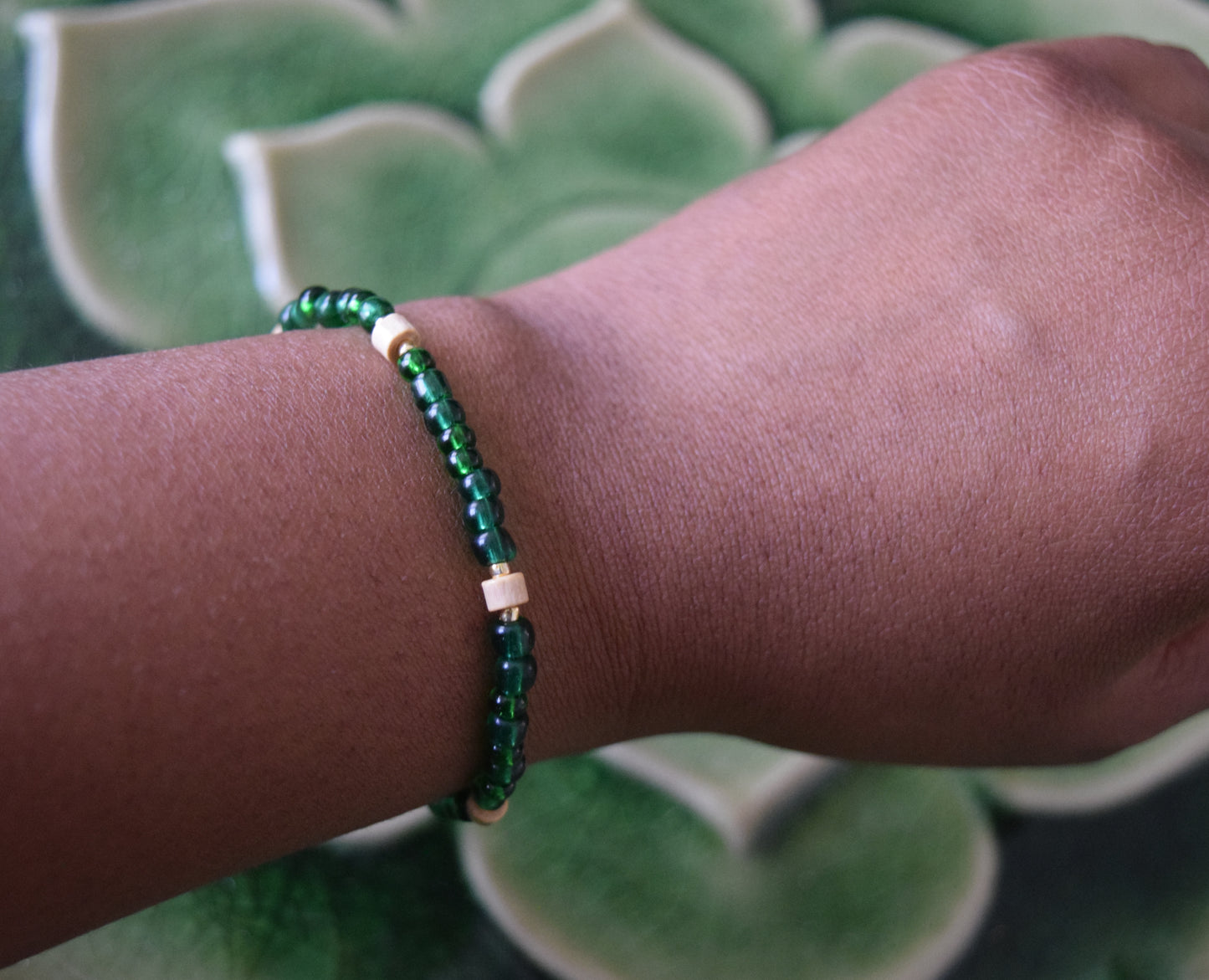 Mensi Bracelet w/ Lt. Wood (Single)