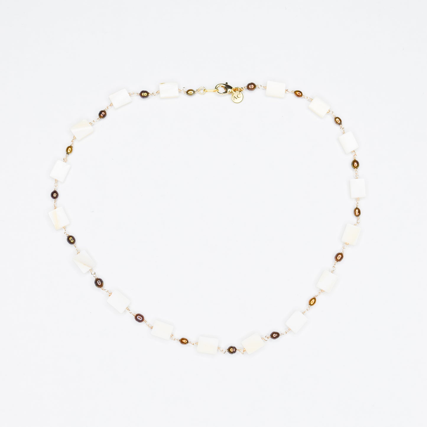 MITHSOU_MOTHER-OF-PEARL_FRESHWATERPEARLNECKLACEby Ayiti Cherie