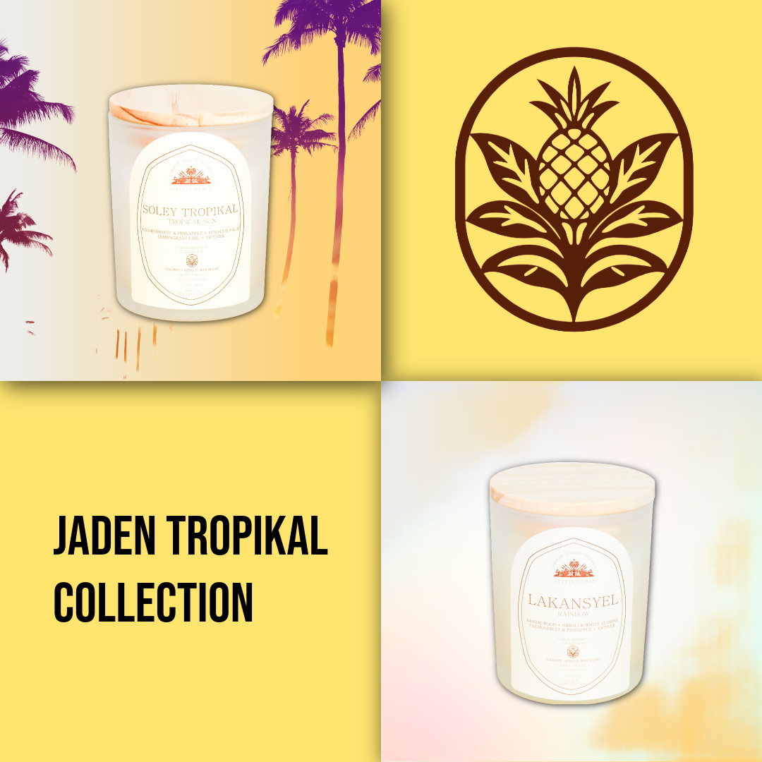 Jaden Tropikal Collection by Ayiti Cherie BURSTING WITH VIBRANT FRUITS AND LUSH FLORALS, THIS COLLECTION&nbsp;EMBODIES THE JOY OF THE ISLAND GARDENS AND RADIANT SUNSHINE. BRIGHT,&nbsp;PLAYFUL, AND UPLIFTING - AN ODE TO TROPICAL PARADISE.&nbsp;