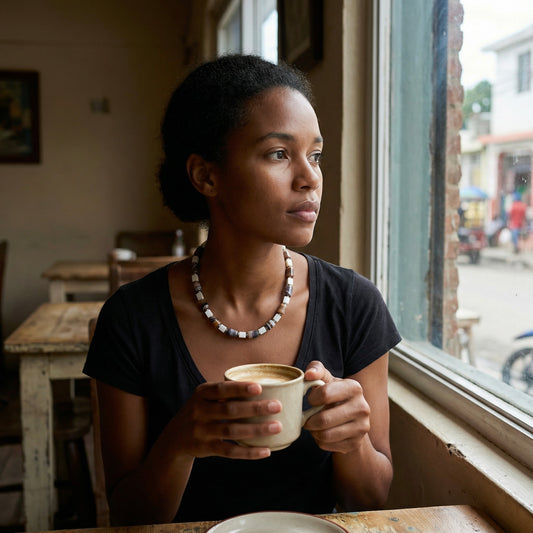 ONISE_AGATE_MOTHER-OF-PEARLNECKLACE by Ayiti Cherie