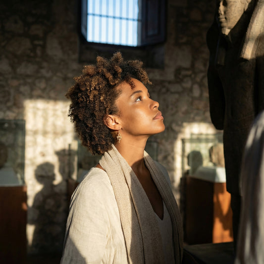 AMONISEPEARLEARRING by Ayiti Cherie