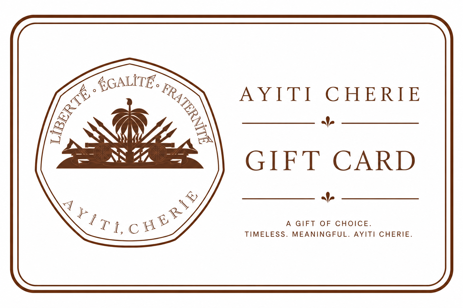 Ayiti Cherie Gift Card