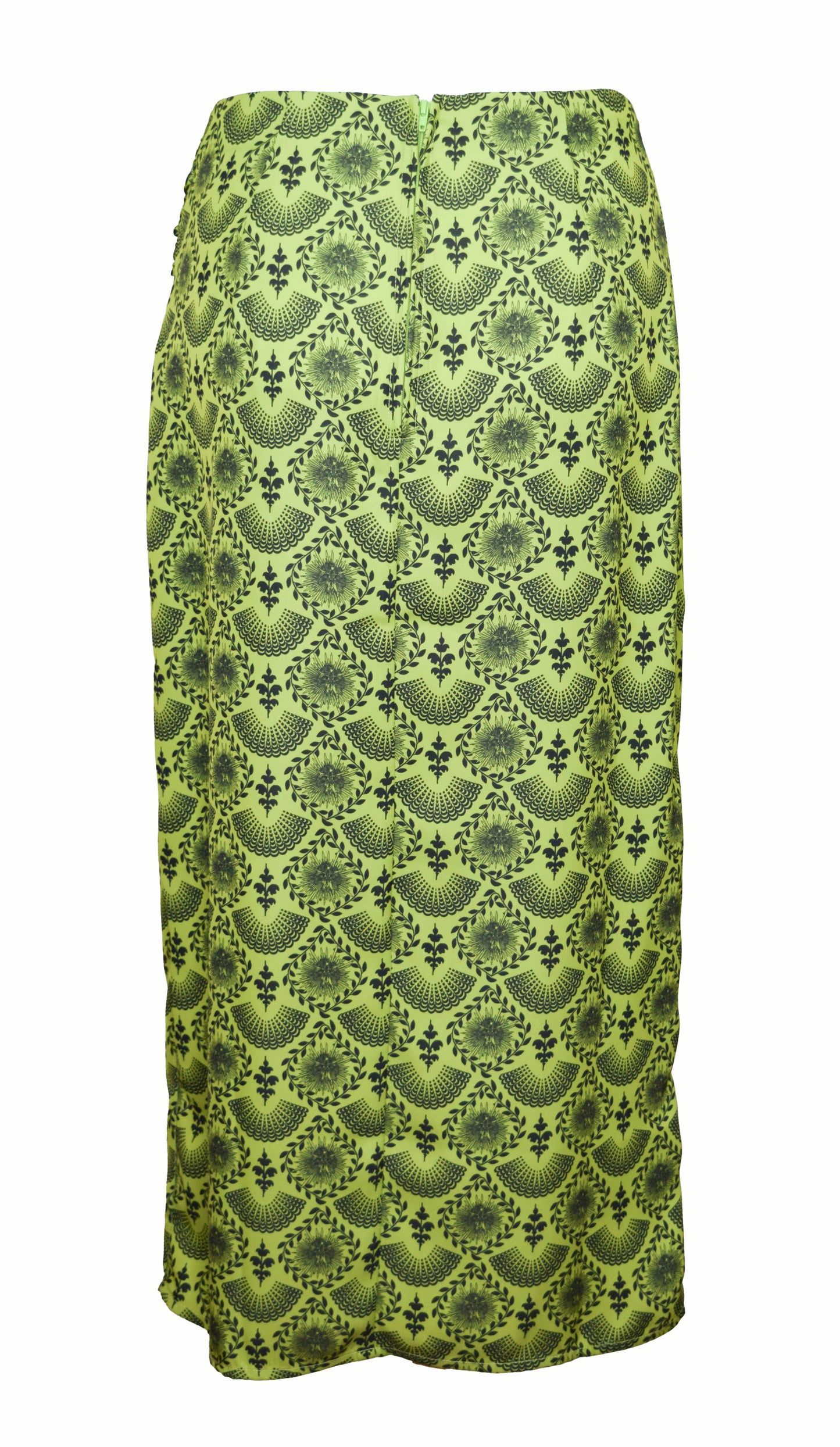 Leslie Skirt in Bright Chartreuse