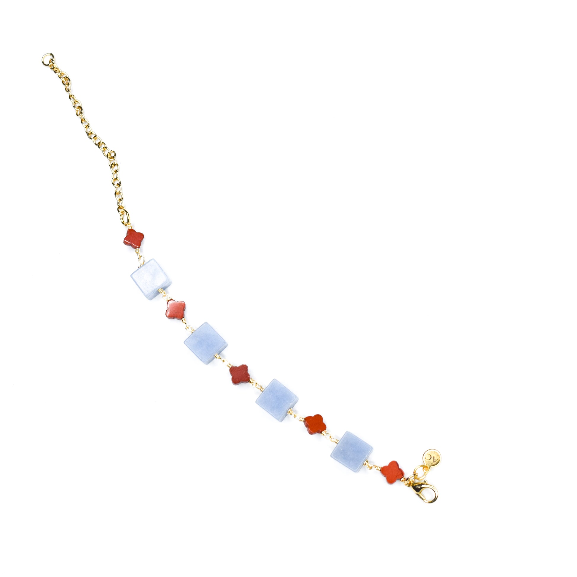 CASSIANA_ANGELITE_REDJASPERBRACELET by Ayiti Cherie