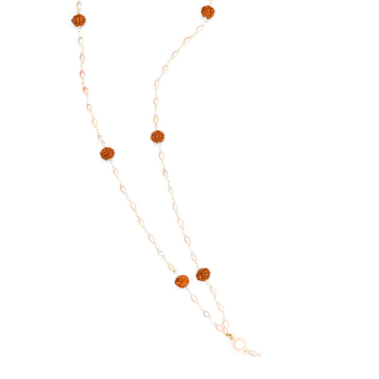 CLAIREROSE_RUDRAKSA_PEARLNECKLACE by Ayiti Cherie