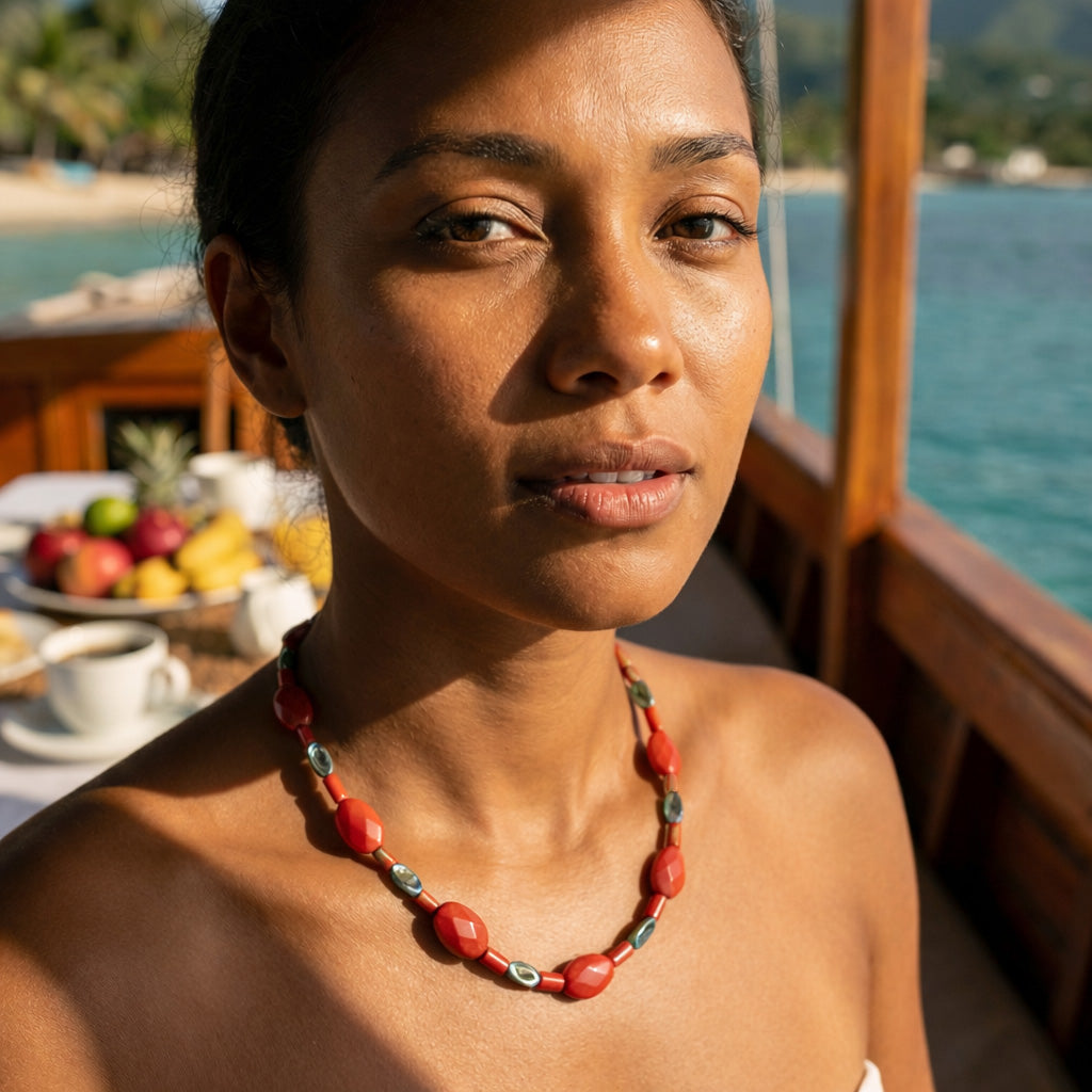 DELIMENE_REDJASPER_ABALONENECKLACE-1