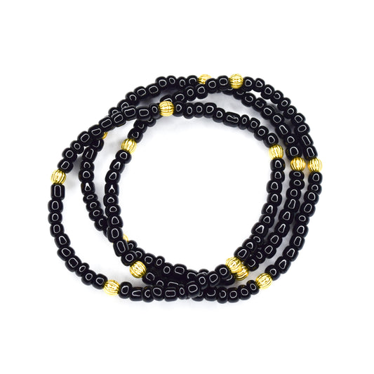 Classic Black Bracelet (Set of 3)