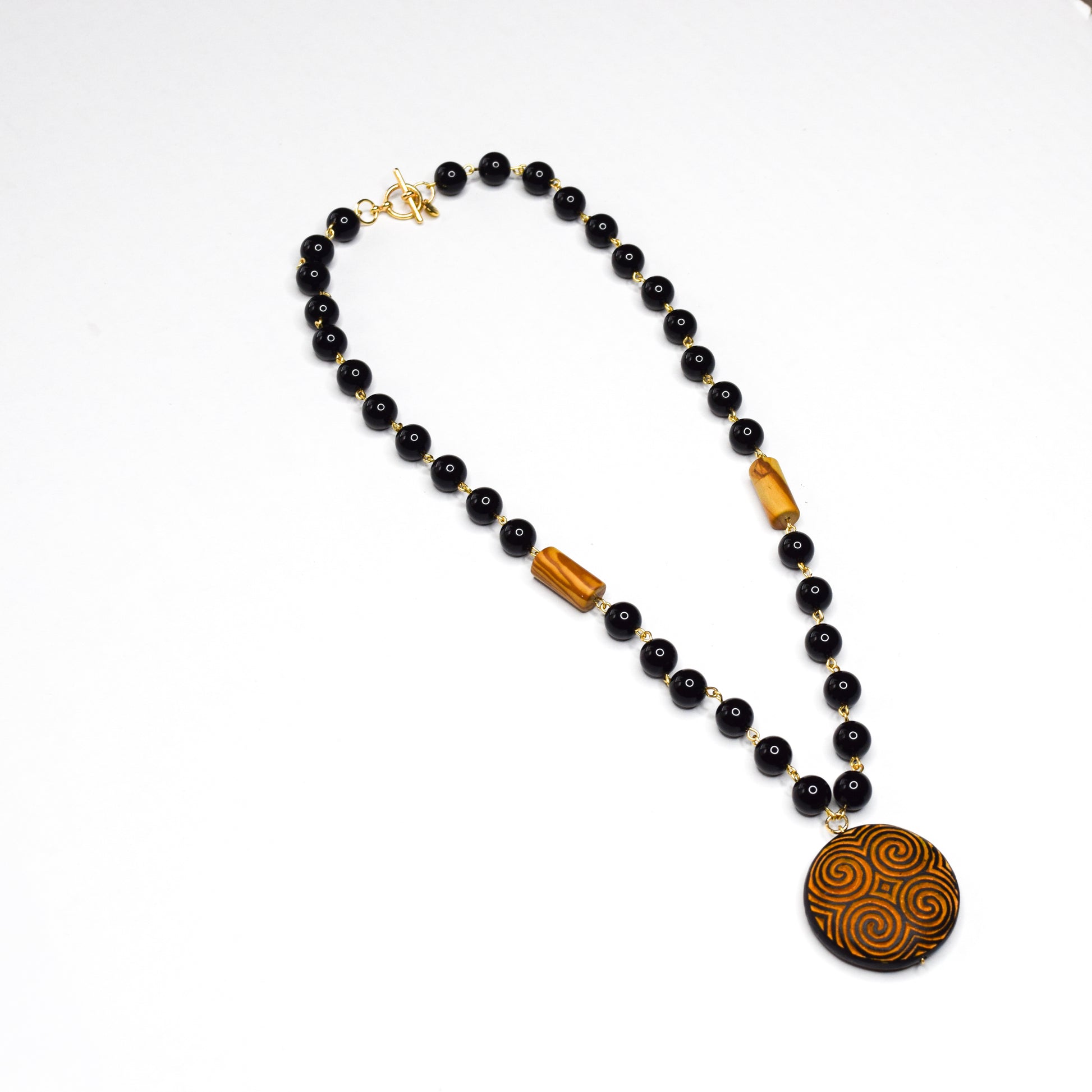 ELVIRE_BLACKONYX_JASPER_WOODENNECKLACEBYAYITICHERIE-2