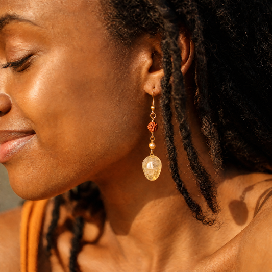 Erna-_Citrine_Rudraska_Pearl_Beads_Earrings_by_Ayiti_Cherie