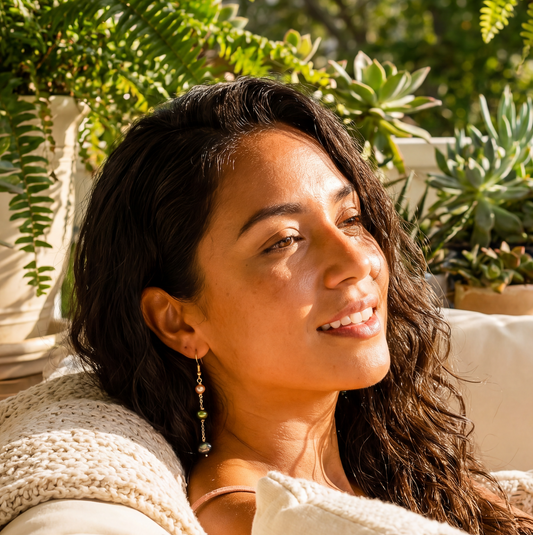 Handcrafted with mixed pearl beads for elegant, refined style by Ayiti Chérie. Haitian-inspired, lifestyle brand