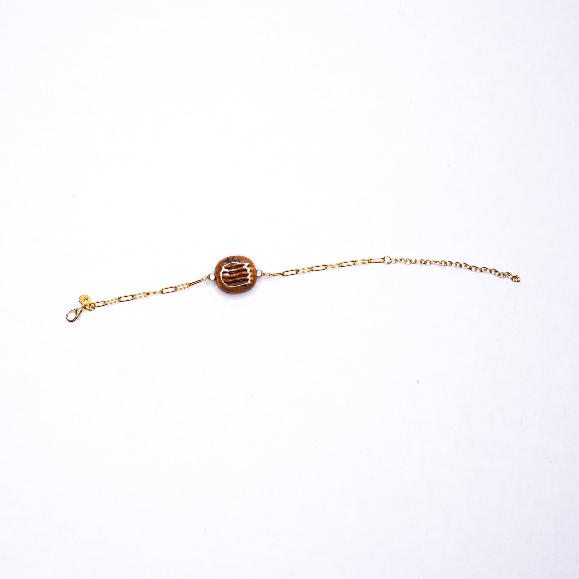 MICHAELLE CERAMIC PENDANT BRACELET BY AYITI CHERIE
