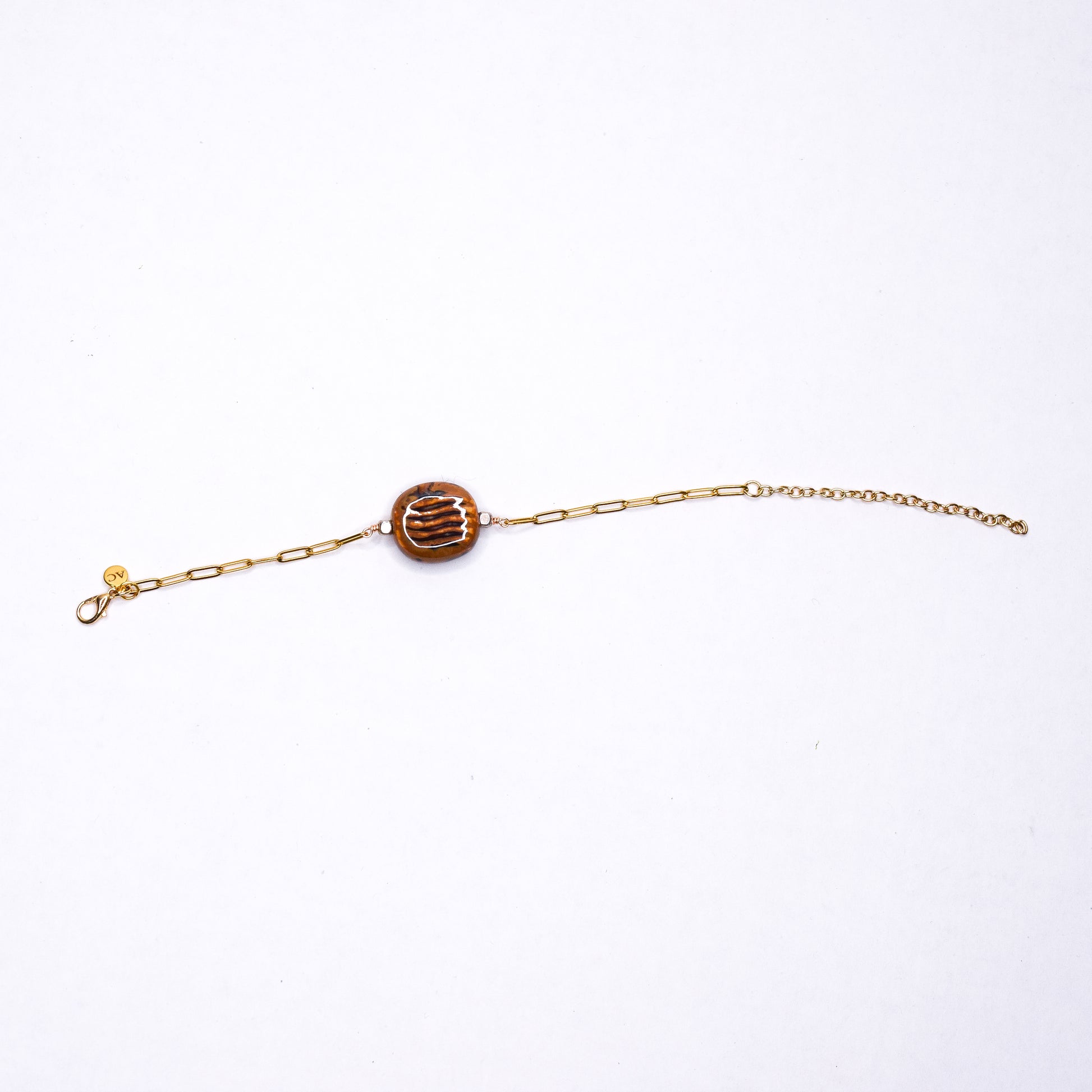 MICHAELLE CERAMIC PENDANT BRACELET BY AYITI CHERIE