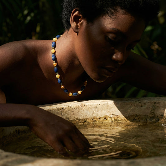 Odena_Jade_TigersEye Necklace by Ayiti Cherie