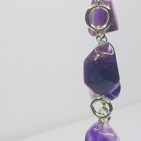 CELDIEU AMETHYST NECKLACE BY AYITI CHERIE