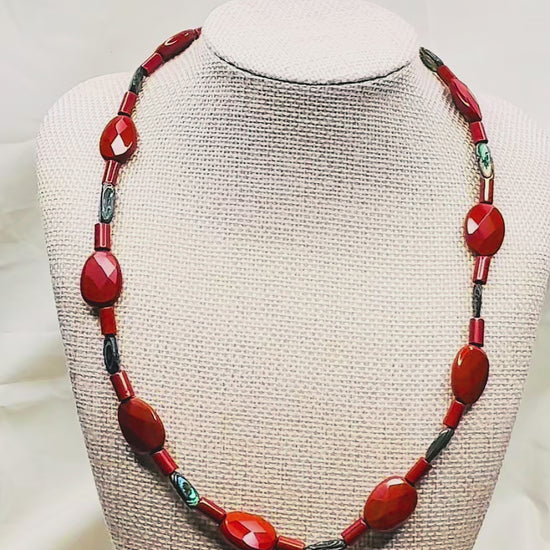 DELIMENE_REDJASPER_ABALONENECKLACE-1