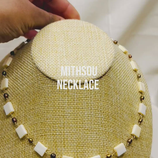 MITHSOU_MOTHER-OF-PEARL_FRESHWATERPEARLNECKLACEby Ayiti Cherie