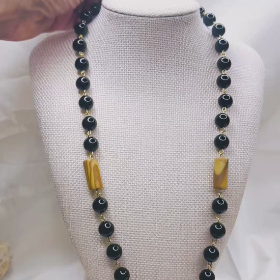 ELVIRE_BLACKONYX_JASPER_WOODENNECKLACEBYAYITICHERIE-9