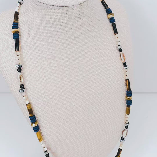 PIYA_SHELL_TIGERSEYE_HEMATITE_AGATENECKLACEBYAYITICHERIE