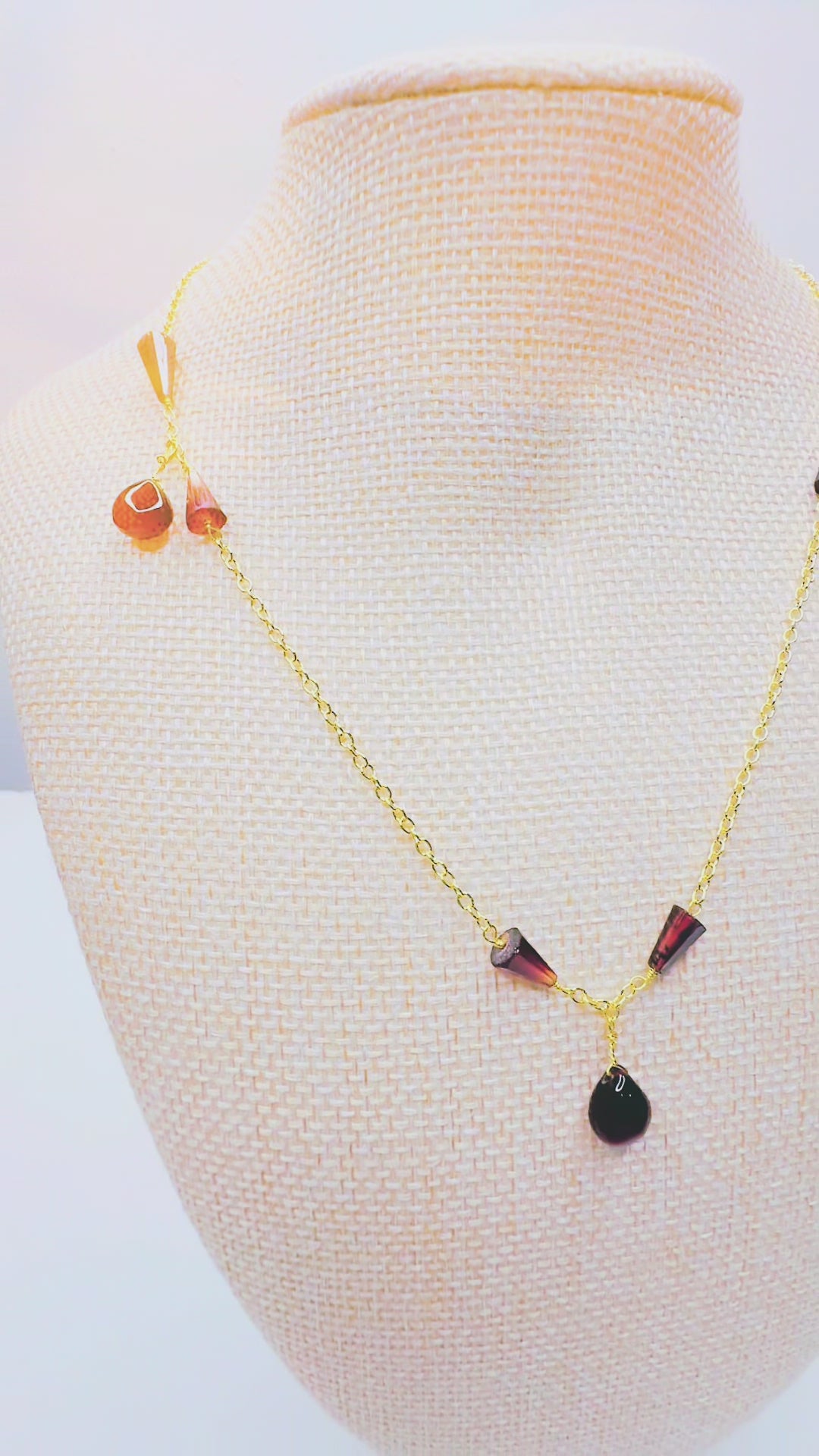 MARGALIE GARNET_GOLD NECKLACE BY AYITI CHERIE-6