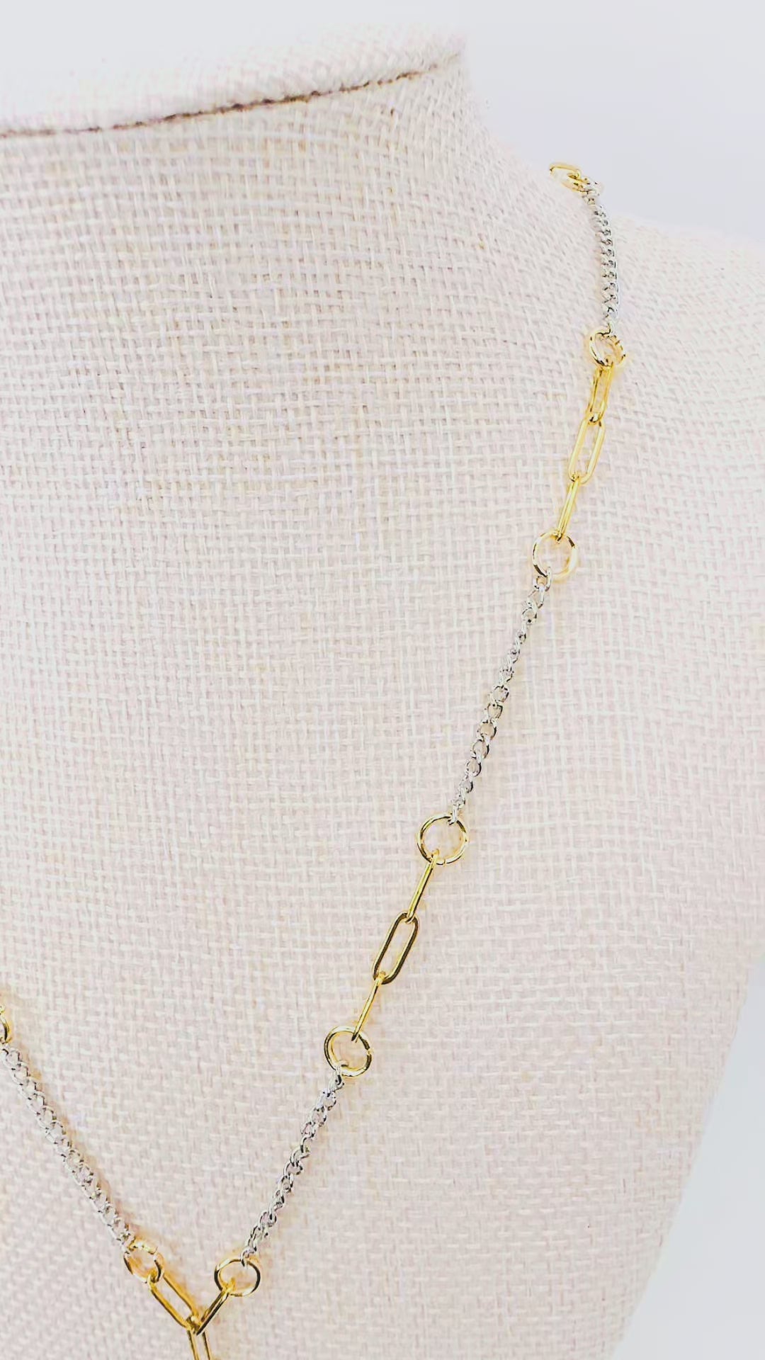 NADEGE MIXED METALS ECKLACEBY AYITI CHERIE